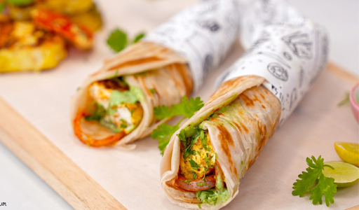 Paneer Tikka Roll